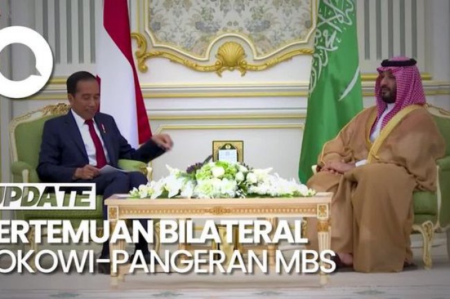 Jokowi Temui Pangeran MBS di Riyadh, Ditemani Erick Thohir hingga Zulhas