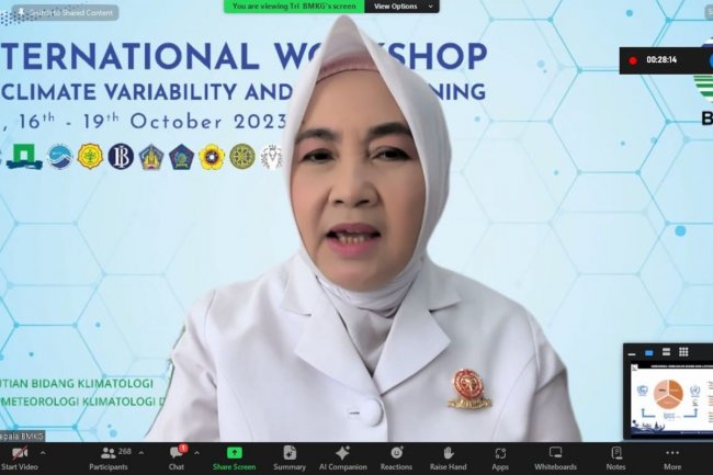 BMKG ingatkan dahsyatnya perubahan iklim di lokakarya internasional