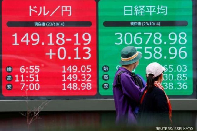 Bursa Asia Kompak Melemah di Pagi Ini (23/10), Pasar Menanti Data Inflasi Kawasan