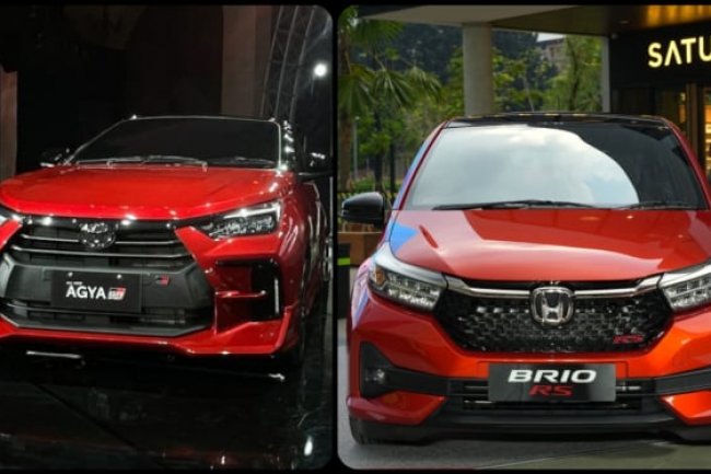 Toyota Agya GR Sport vs Honda Brio RS: Spesifikasi, Fitur dan Harga