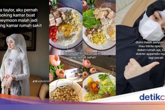 Curhat Wanita Depok Gagal Honeymoon, Dirawat di RS gegara Usus Buntu Imbas Diet