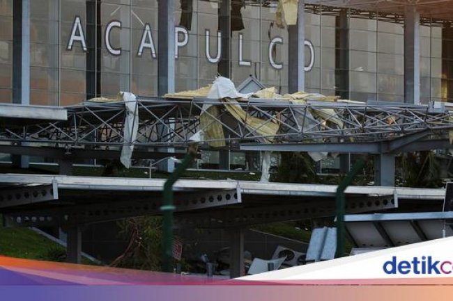 Bandara Internasional Acapulco Rusak Diterjang Badai Otis