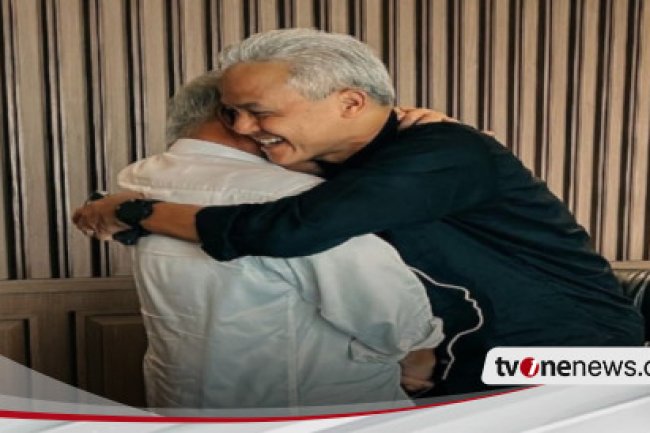 Teka Teki Ganjar Pranowo Tenangkan Basuki Hadimuljono yang  Menangis Tersedu Sambil Memeluk Erat: Tenang, Mas!
