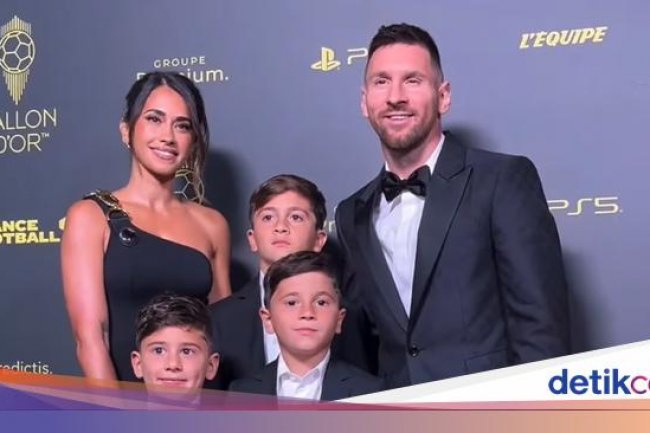 8 Gaya Istri Messi yang Cantik Effortless, Bikin Salfok di Ballon d'Or 2023