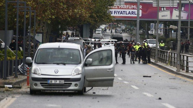 Milisi Klaim Dalangi Peristiwa Serangan Bom Bunuh Diri di Turki