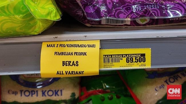 Alasan Pengusaha Batasi Pembelian Beras Maksimal 10 Kg di Toko Ritel