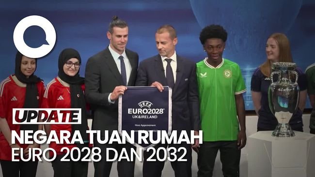 UEFA Umumkan Tuan Rumah Kompetisi Euro 2028 dan 2032