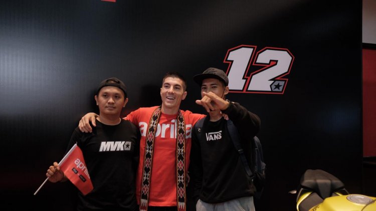 Pembalap Aprilia Maverick Vinales Incar Podium di MotoGP Mandalika 2023