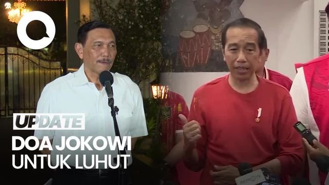 Doa Jokowi untuk Kesembuhan Luhut