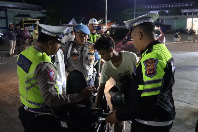Puluhan Sepeda Motor Berknalpot Bising di Sukabumi Terjaring KRYD