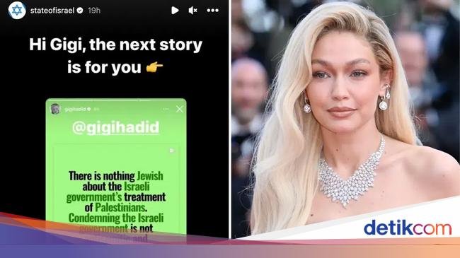 Akun Instagram Negara Israel Tag Gigi Hadid di Foto Mengerikan