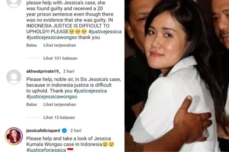Instagram Pengadilan Internasional Dibanjiri Warganet Indonesia, Ternyata Minta Ini untuk Jessica Wongso