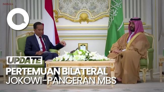 Jokowi Temui Pangeran MBS di Riyadh, Ditemani Erick Thohir hingga Zulhas