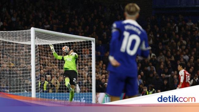 Chelsea Vs Arsenal: Momen Mudryk Bikin Gol Aneh tapi Spektakuler