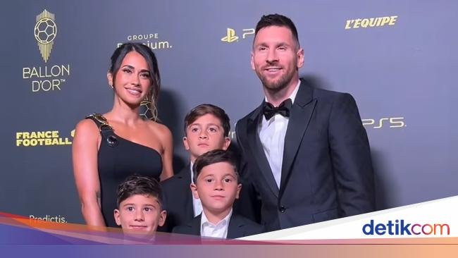 8 Gaya Istri Messi yang Cantik Effortless, Bikin Salfok di Ballon d'Or 2023
