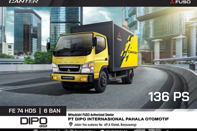 Dapatkan Canter FE 74 HDS Hanya di Dipo Internasional Pahala Otomotif Banyuwangi