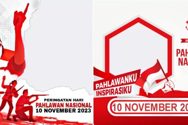 21 Link Download Twibbon Hari Pahlawan 2023 GRATIS untuk Mengenang Peristiwa 10 November 1945