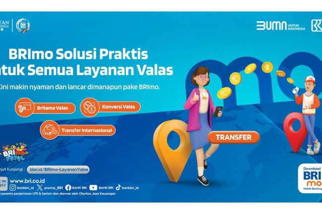 BRImo Punya Fitur Transfer Internasional, Antiribet Kirim Uang ke Luar Negeri
