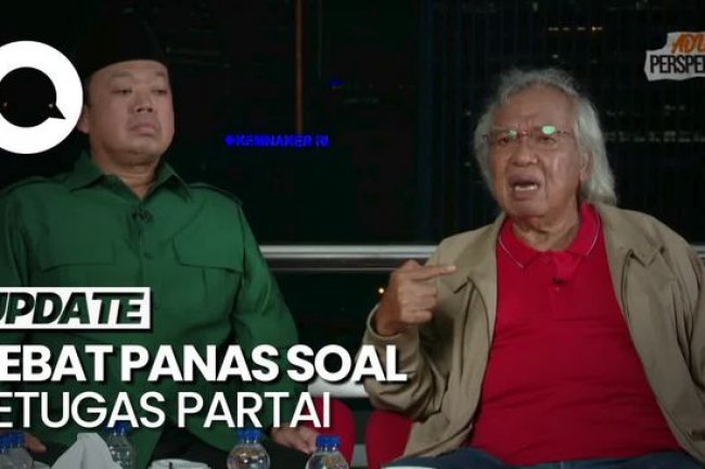 Momen Debat Panas Panda Nababan-Nusron Wahid soal Petugas Partai