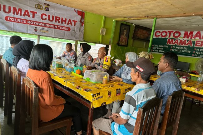 Jaring Aspirasi Masyarakat Polres Kotim Gelar Jum’at Curhat