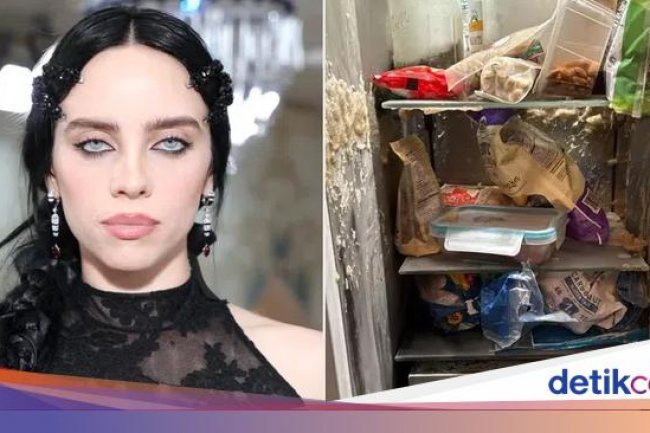 Jorok! Begini Tampilan Kulkas Billie Eilish yang Super Berantakan