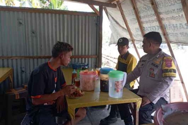 Polsek Pulomerak Polres Cilegon, Sambangi Pelaku UMKM Kotasari