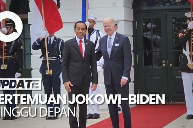 Gedung Putih Bakal Menggelar Pertemuan Jokowi-Biden Pada 13 November