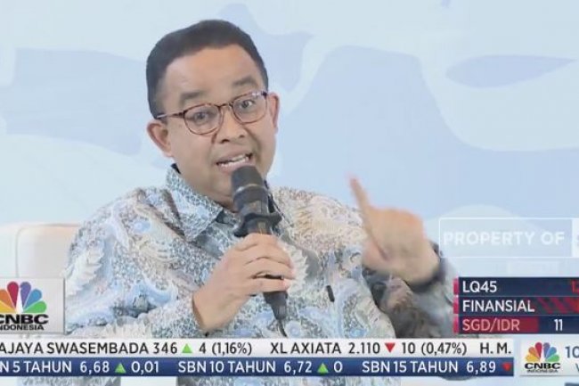 Anies: Ekonomi RI Tumbuh Tinggi, Pengangguran Turun Sedikit