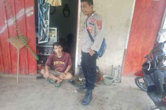 Bhabinkamtibmas Polsek Sobang Polres Lebak Sambangi Warga