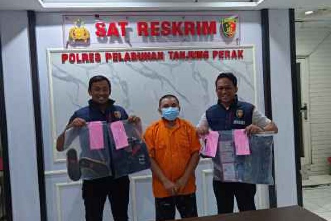 Polres Tanjungperak Berhasil Mengamankan Pelaku Jambret  Meresahkan Warga
