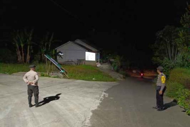 Polsek Bojongmanik Polres Lebak Tingkatan Patroli Antisipasi Gangguan Kamtibmas