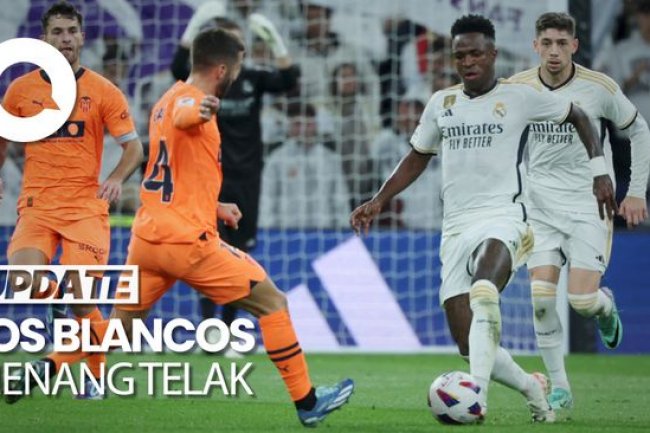 Hasil Liga Spanyol: Real Madrid Hajar Valencia 5-1