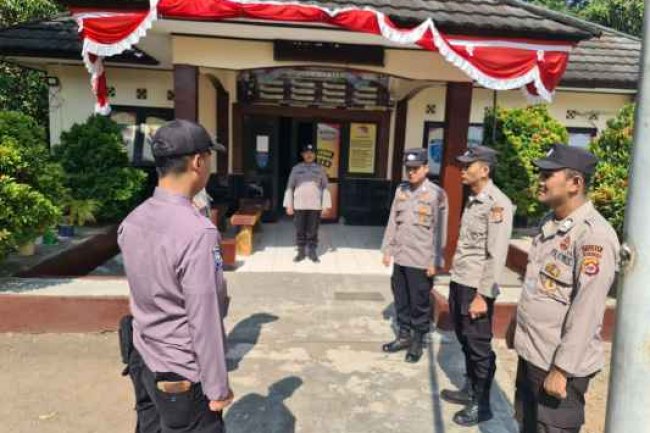 Polsek Cikulur Polres Lebak Laksanakan Serah Terima Piket