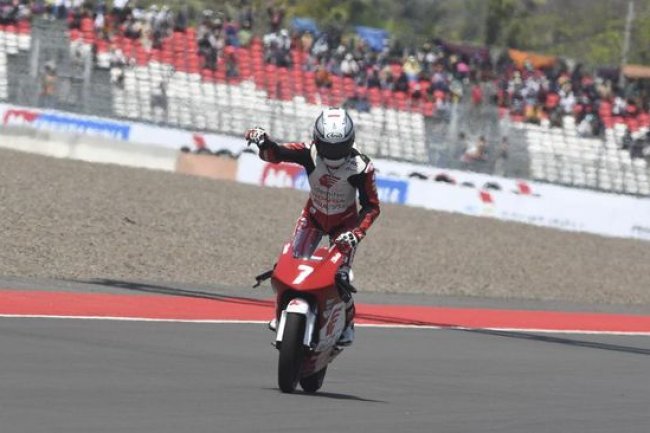 Menang Race 2 Malaysia, Veda Ega Juara Asia Talent Cup 2023