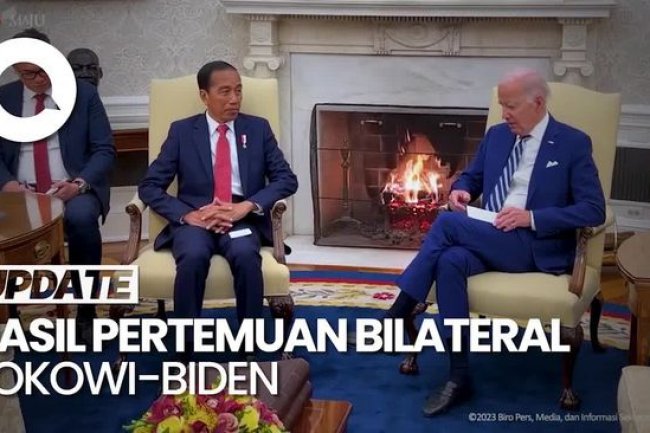 6 Poin Hasil Pertemuan Bilateral Jokowi-Biden