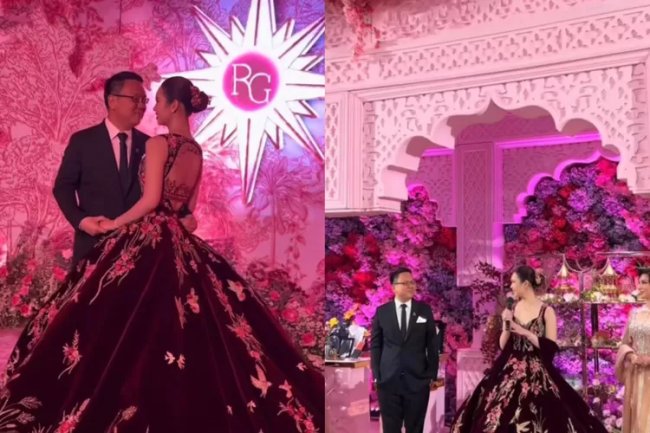 Bak nikah di Art Museum Internasional, biaya pernikahan Gwen dan Ryan Harris anak pemilik Air Aisia ditaksir Rp90 M