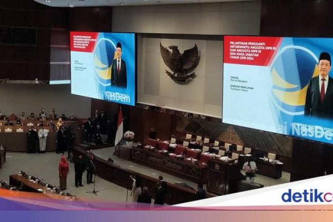 DPR Lantik Anggota PAW Pengganti Hillary Lasut hingga Ismail Thomas