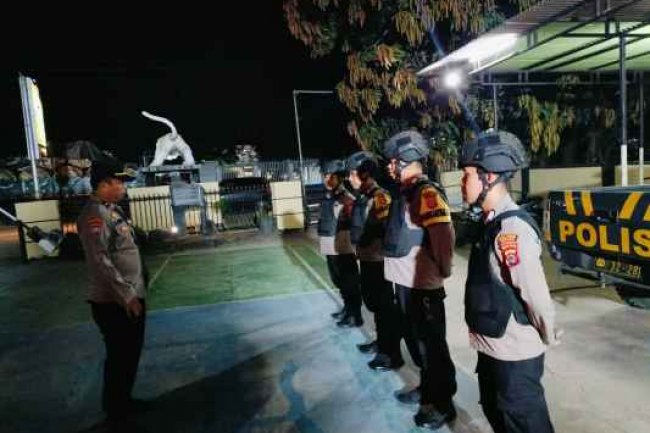 Sispam Mako Untuk Menjaga Kesiapsiagaan Personel Polsek Jawilan Polres Serang