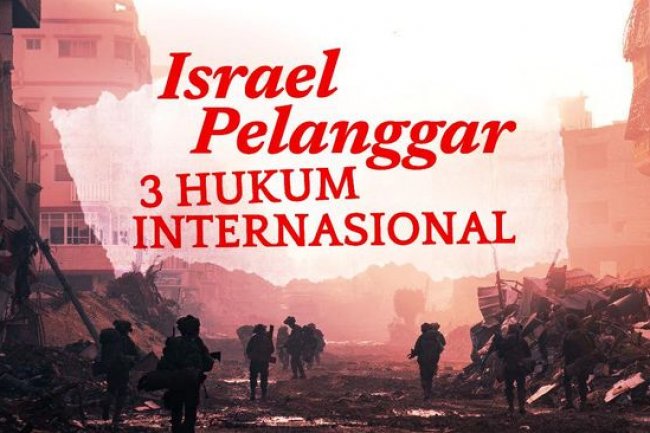 INFOGRAFIS: 3 Hukum Internasional Dilanggar Israel Serang Palestina