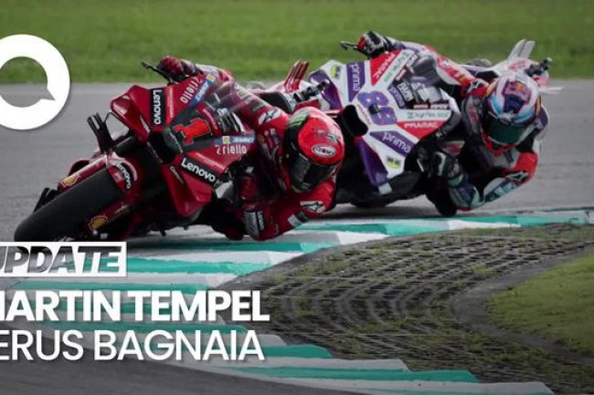 Bak Kucing dan Tikus, Martin Terus Buntuti Bagnaia di Practice MotoGP Valencia