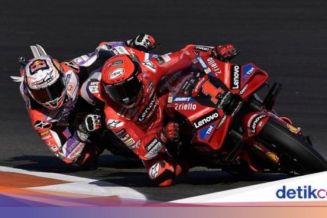 Jadwal MotoGP Valencia 2023: Race Penentu Juara Bagnaia Vs Martin!