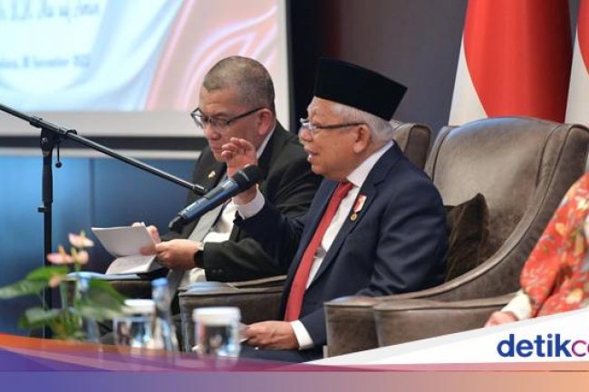 Cerita Ma'ruf Amin di Depan WNI soal Orang Yunani Suka Rendang