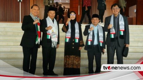 Bendera Palestina pada Syal yang Dipakai Anggota DPR Ternyata Salah Desain, PKS Buka Suara