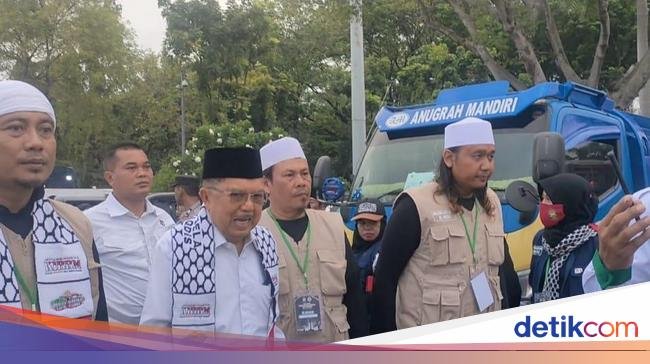 Puan-Jusuf Kalla Hadiri Aksi Bela Palestina di Monas