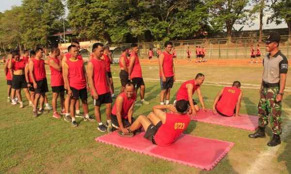 Jaga Kebugaran Tubuh Kodim Klaten Gelar Kesegaran Jasmani Periodik