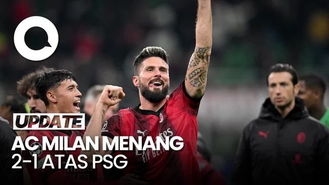 AC Milan Kalahkan PSG 2-1, Grup Neraka Liga Champions Memanas!