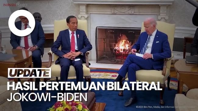 6 Poin Hasil Pertemuan Bilateral Jokowi-Biden