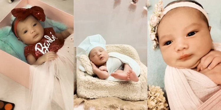 10 Potret Newborn Photoshoot Baby Azura Anak Aurel Hermansyah dan Atta Halilintar, Masih Bayi Sudah Sadar Kamera - Gemas Jadi Barbie Hingga Chef Cilik