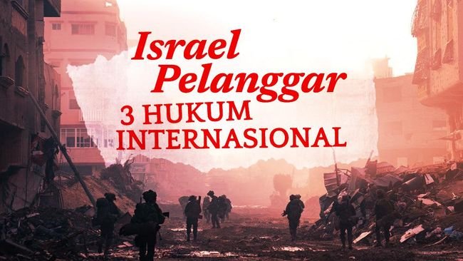 INFOGRAFIS: 3 Hukum Internasional Dilanggar Israel Serang Palestina