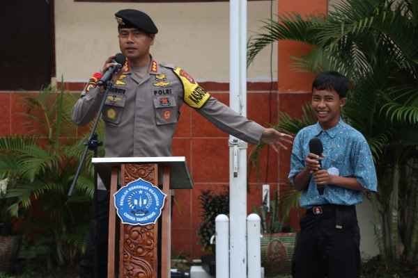 Cegah Kenakalan Remaja, Dirsamapta Polda Banten Berikan Penyuluhan